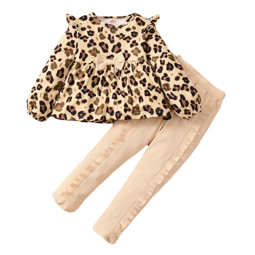 Kids Toddler Girls Clothes Set Leopard Long Sleeve Outfit 2PCS Children's Sportswear Costume For Girl Clothes 5 6 Years Sets
Kids Toddler Girls Clothes Set Leopard Long Sleeve Outfit 2PCS Children's Sportswear Costume For Girl Clothes 5 6 Years Sets