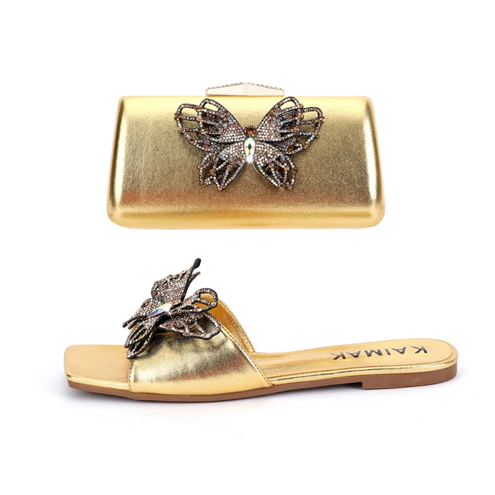 Italian Shoe And Bag Set For Party In Women Summer 2022 Comfy Breathable Heels Gold Slippers Fashion Shoes Ladies Banquet
Italian Shoe And Bag Set For Party In Women Summer 2022 Comfy Breathable Heels Gold Slippers Fashion Shoes Ladies Banquet