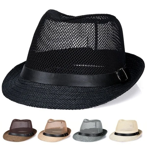 Men Women Straw Hat Fedoras Hat Gangster Cap Beach Hats Panama Hat Outdoor Sports Breathable Sunhat Summer Hat Top Hats
Men Women Straw Hat Fedoras Hat Gangster Cap Beach Hats Panama Hat Outdoor Sports Breathable Sunhat Summer Hat Top Hats