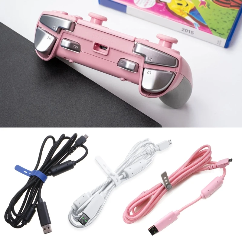 Game Controller USB Cable Cord Gaming Accessories for razer / Raiju PS4 Gamepad Replacement Wire Line
Game Controller USB Cable Cord Gaming Accessories for razer / Raiju PS4 Gamepad Replacement Wire Line