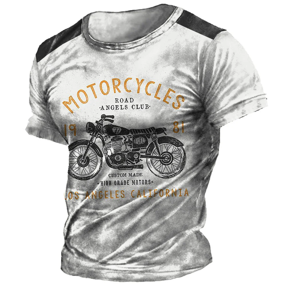 New Route 66 Men's T-shirt Motorcycle Print Sweatshirt Summer Vintage Pullover O-Neck Loose Tops Male Casual Short Sleeve Tees
New Route 66 Men's T-shirt Motorcycle Print Sweatshirt Summer Vintage Pullover O-Neck Loose Tops Male Casual Short Sleeve Tees