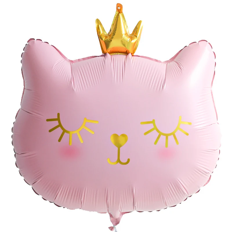 Cartoon Crown Cat Head Helium Balloon Animal Foil Balloons Birthday Party Decoration Kids Toys Globos Event Party Supplie
Cartoon Crown Cat Head Helium Balloon Animal Foil Balloons Birthday Party Decoration Kids Toys Globos Event Party Supplie