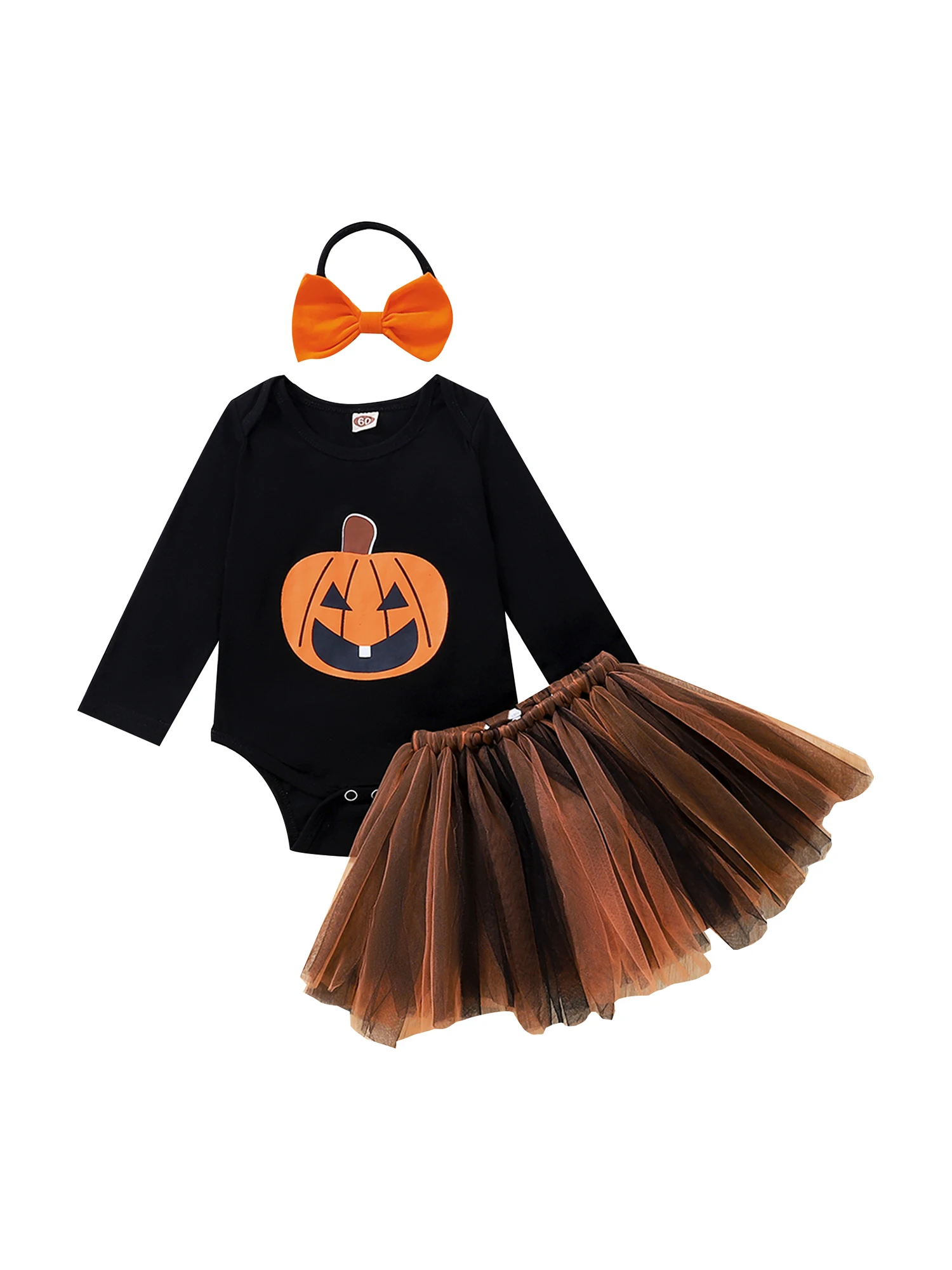 Newborn Girl Short Skirt Outfits Long Sleeve Pumpkin Printed Romper Mesh Patchwork Skirt Cute Headband Set
Newborn Girl Short Skirt Outfits Long Sleeve Pumpkin Printed Romper Mesh Patchwork Skirt Cute Headband Set