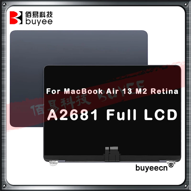 

Brand New OEM 13.6" A2681 LCD Screen Assembly For MacBook Air 13 M2 Retina A2681 Full LCD Screen Complete Assembly