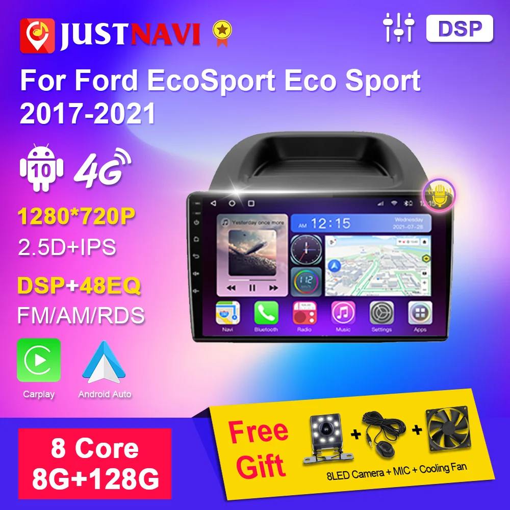 JUSTNAVI Android 10 для Ford EcoSport Eco Sport 2din Автомагнитола стереоприемник Авторадио мультимедийный плеер навигация Carplay
JUSTNAVI Android 10 для Ford EcoSport Eco Sport 2din Автомагнитола стереоприемник Авторадио мультимедийный плеер навигация Carplay