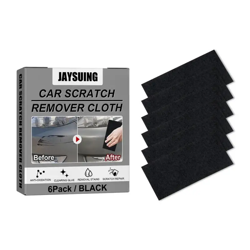 

6x Nano Sparkle Anti-Scratch Cloth for Car Metal Surface Instant Polishing Cloth for Car Cleaning Accessories