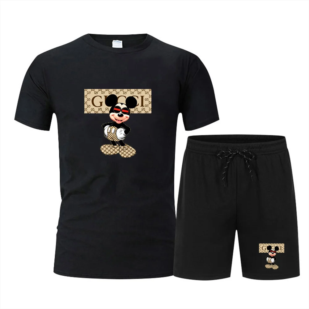 Spring Summer Disney Mickey Men's/Women Couple Two Piece Sets 3D Print Short SleeveT-Shirt + Shorts Casual Sportswear Fitness
Spring Summer Disney Mickey Men's/Women Couple Two Piece Sets 3D Print Short SleeveT-Shirt + Shorts Casual Sportswear Fitness