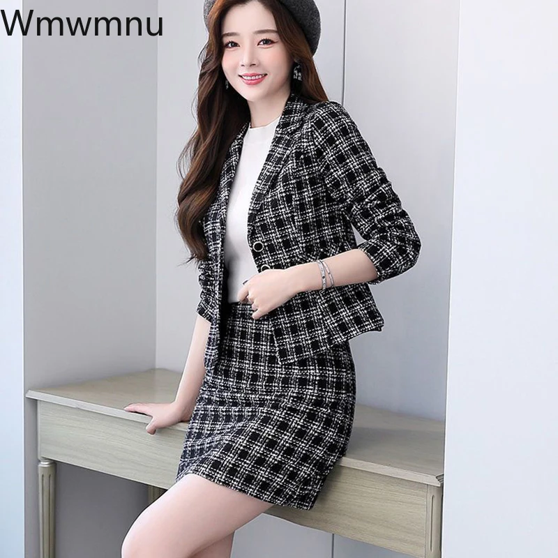 Plaid Bodycon Skirt 2 Piece Set Retro Elegant Jacket + Fashion Mini Faldas Office Lady Suit Plus Size 4xl Korean New Conjuntos
Plaid Bodycon Skirt 2 Piece Set Retro Elegant Jacket + Fashion Mini Faldas Office Lady Suit Plus Size 4xl Korean New Conjuntos