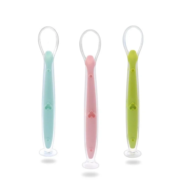 1 Piece Silicone Spoon for Infant Baby Boy Girl Creative Solid Color Spoon with Cupule for Water Soup Fluid Food Baby Feeding
1 Piece Silicone Spoon for Infant Baby Boy Girl Creative Solid Color Spoon with Cupule for Water Soup Fluid Food Baby Feeding