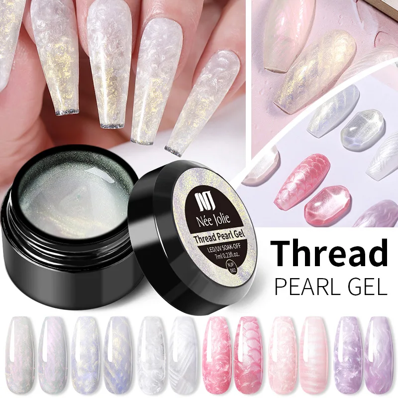 Nee Jolie New Pearl Nail Polish Glue Shell Screw Thread Glue Texture Nail Polish Pearly Fine Shiny Polarized Nail Polish Glue
Nee Jolie New Pearl Nail Polish Glue Shell Screw Thread Glue Texture Nail Polish Pearly Fine Shiny Polarized Nail Polish Glue