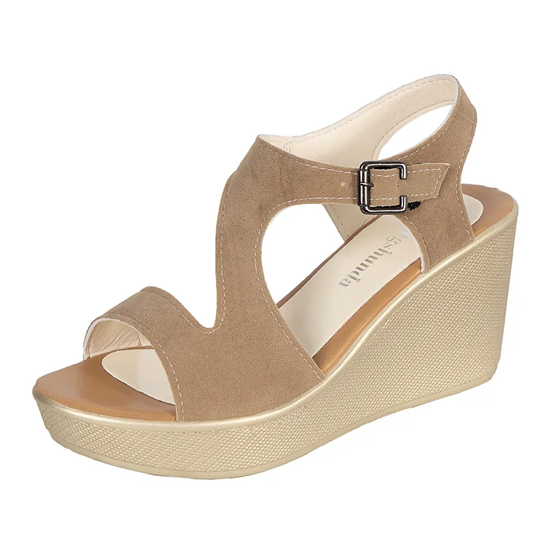 2022 New Womens Wedges Sandals Height Increasing Shoes Woman Flat Platform Heels Sandals 
2022 New Womens Wedges Sandals Height Increasing Shoes Woman Flat Platform Heels Sandals