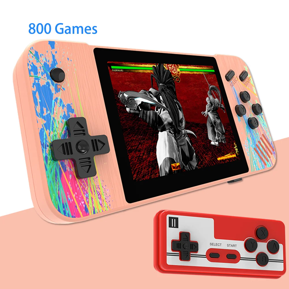 Built-in 800 Video Games Consoles Double Handheld Game Player Battery 3.5 Inch LCD Video Games Gift For Kids Connet TV Consola
Built-in 800 Video Games Consoles Double Handheld Game Player Battery 3.5 Inch LCD Video Games Gift For Kids Connet TV Consola