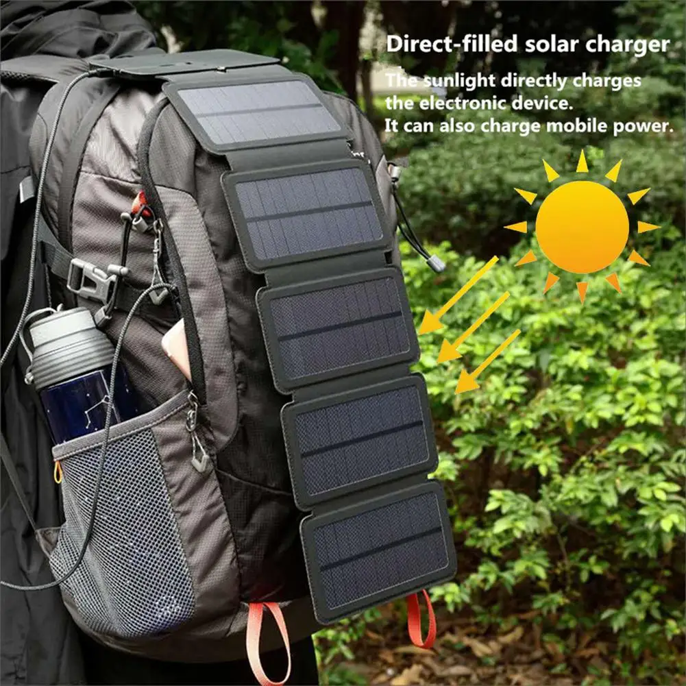 Portable Solar Charger Outdoor Universal Folding Charging Bag For Smart Phones Tablets Hiking Camping
Portable Solar Charger Outdoor Universal Folding Charging Bag For Smart Phones Tablets Hiking Camping