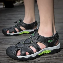 Summer Men Sandals 2023 Breathable Beach Sandals for Men’s Outdoor Water Mens Hiking Fishing Shoes men sandals big size 48