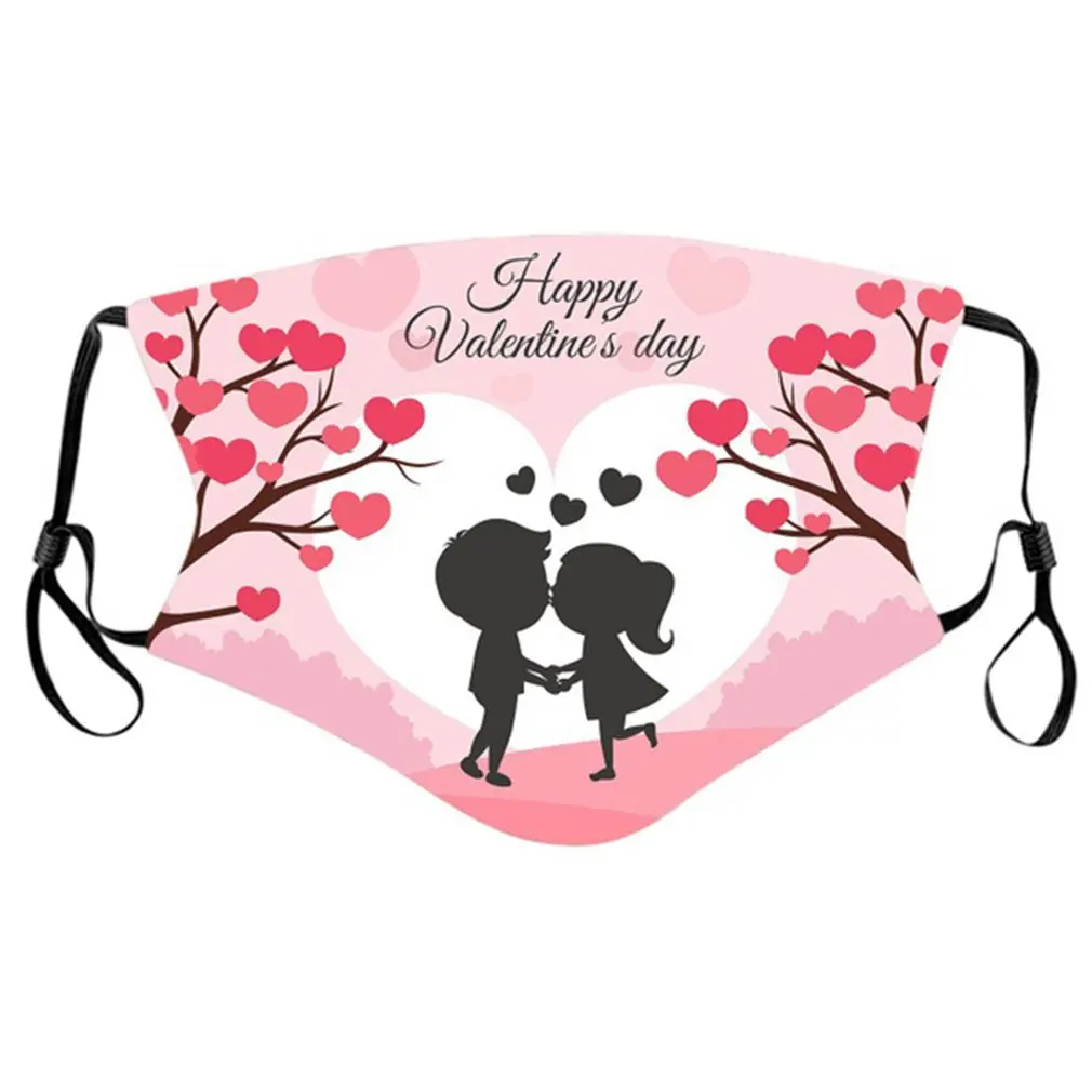Valentine's Day Printed Cotton Mask Fashion Couple Model Dustproof Washable And Adjustable Mask Various Colors
Valentine's Day Printed Cotton Mask Fashion Couple Model Dustproof Washable And Adjustable Mask Various Colors