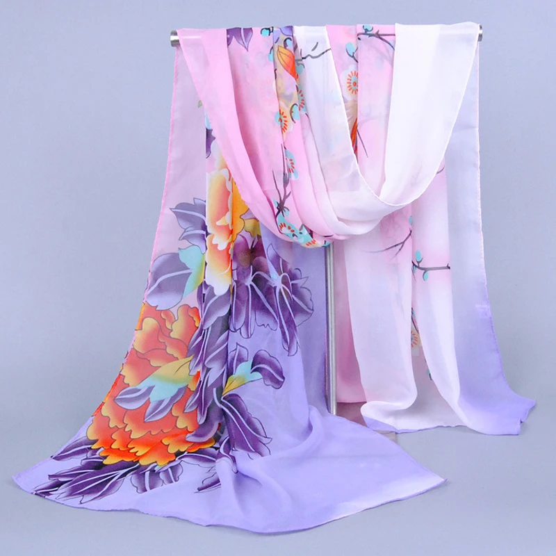 4 Colors New Chiffon Scarves Women Summer Silk Scarf Chiffon Thin Shawls And Wraps Foulard Flower Hijab Stoles Wholesale
4 Colors New Chiffon Scarves Women Summer Silk Scarf Chiffon Thin Shawls And Wraps Foulard Flower Hijab Stoles Wholesale