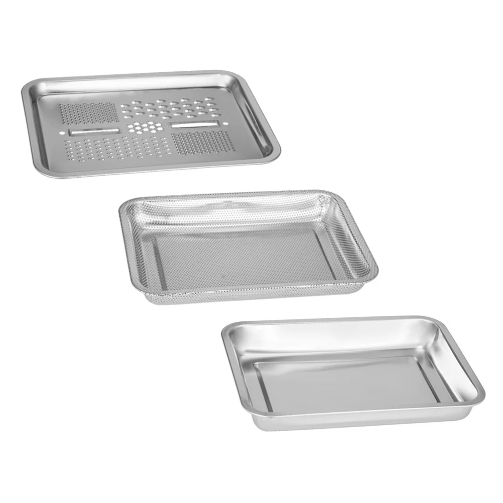 1 Set Draining Plate Stainless Steel Grater Plate Multi-functional Chopping Plate
1 Set Draining Plate Stainless Steel Grater Plate Multi-functional Chopping Plate