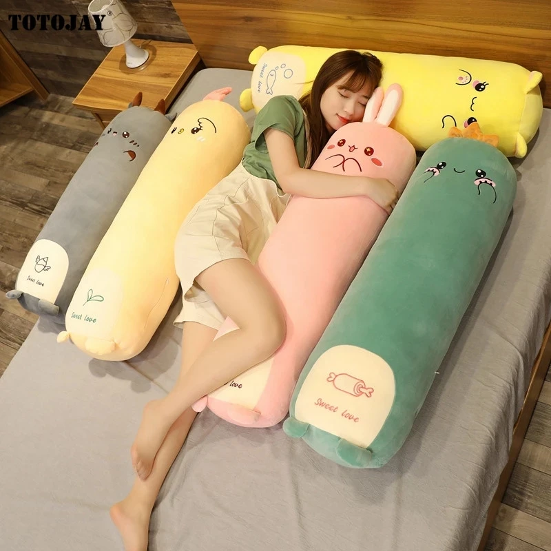 70-105CM Cartoon Plush Long Sleep Pillows Stuffed Animals Dinosaur/Cats/Cattle/Chick/Rabbit Plush Toys Soft Cushion Kawaii Gifts
70-105CM Cartoon Plush Long Sleep Pillows Stuffed Animals Dinosaur/Cats/Cattle/Chick/Rabbit Plush Toys Soft Cushion Kawaii Gifts