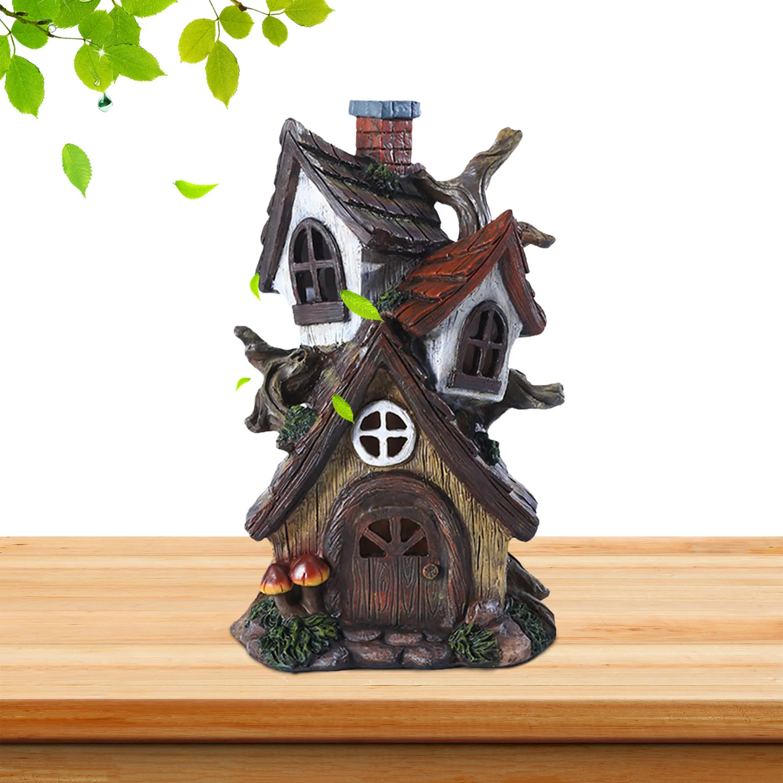 Brown Fairy Garden House Double Layer Resin Fairy Garden House Decor For Indoor Outdoor Fairy Cottage Figurines Lawn Ornaments
Brown Fairy Garden House Double Layer Resin Fairy Garden House Decor For Indoor Outdoor Fairy Cottage Figurines Lawn Ornaments