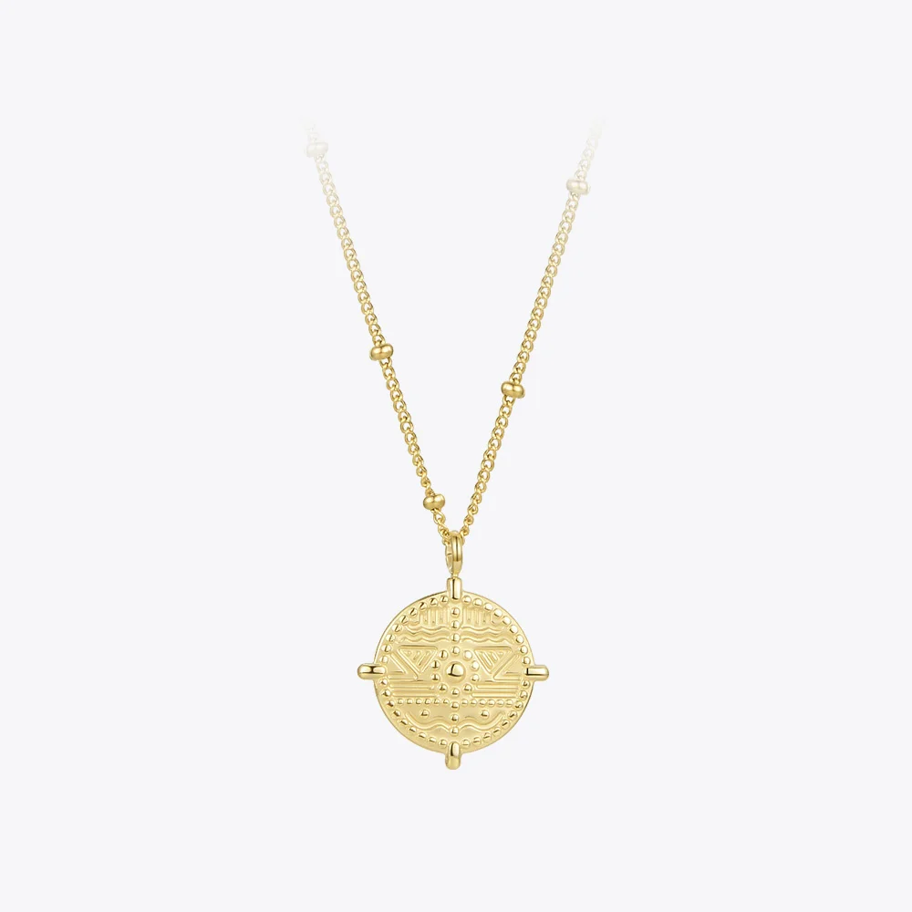 ENFASHION Coin Pattern Pendant Necklaces For Women Gold Color Stainless Steel Rudder Necklace 2020 Fashion Jewelry Collar P3129
ENFASHION Coin Pattern Pendant Necklaces For Women Gold Color Stainless Steel Rudder Necklace 2020 Fashion Jewelry Collar P3129