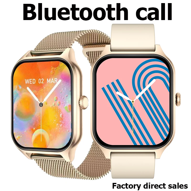 2023 Hot New Golden IP67 Waterproof Multifunctional Smart Watch Women Men Large touch screen Bluetooth5.2 Call Heart Rate
2023 Hot New Golden IP67 Waterproof Multifunctional Smart Watch Women Men Large touch screen Bluetooth5.2 Call Heart Rate
