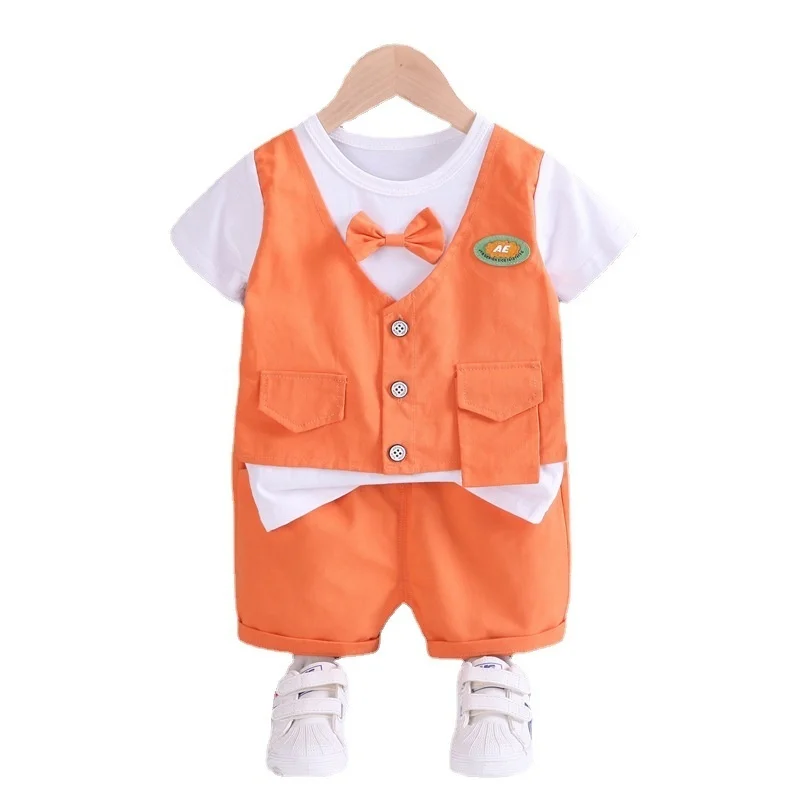 New Summer Baby Clothes Suit Children Boys Casual Cotton T-Shirt Shorts 2Pcs/Sets Toddler Fashion Costume Infant Kids Sportswear
New Summer Baby Clothes Suit Children Boys Casual Cotton T-Shirt Shorts 2Pcs/Sets Toddler Fashion Costume Infant Kids Sportswear