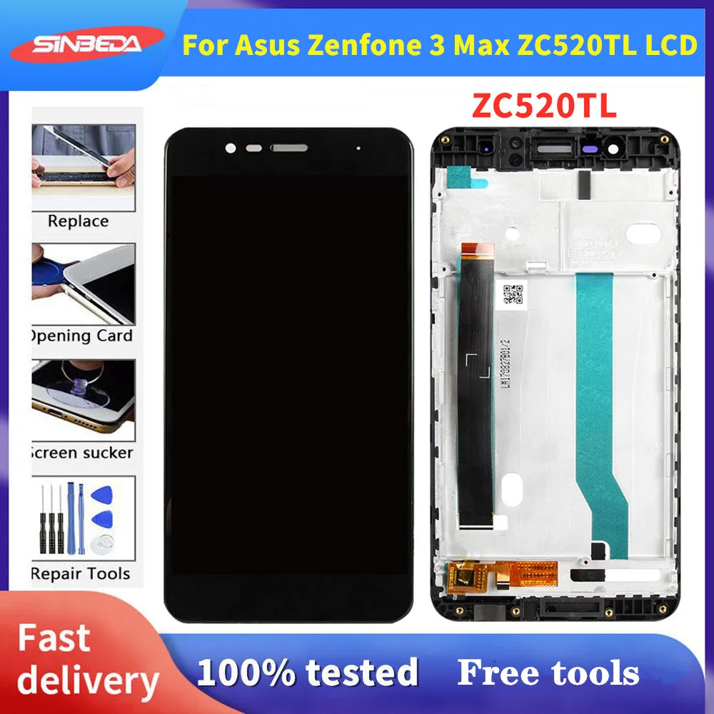 5.2" Original For Asus Zenfone 3 Max ZC520TL X008D LCD Display Touch Screen Digitizer Assembly Replacement For ZC520TL LCD
5.2" Original For Asus Zenfone 3 Max ZC520TL X008D LCD Display Touch Screen Digitizer Assembly Replacement For ZC520TL LCD