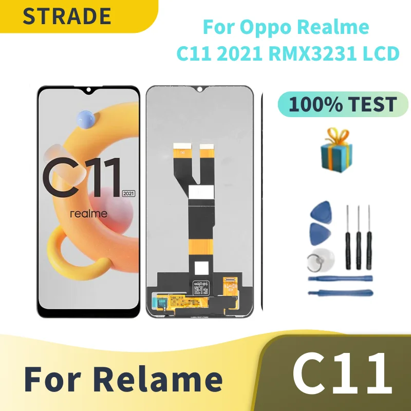 

Original 6.52" For Realme C11 2021 RMX3231 RMX2185 LCD Display Touch Screen Digitizer Assembly For Realme Narzo 50i RMX3235 LCD