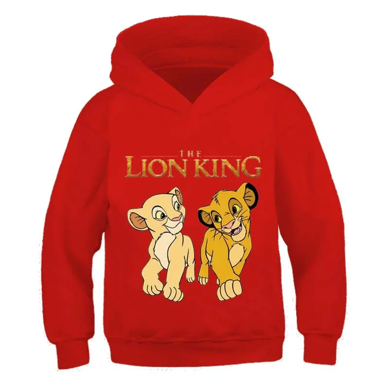 Spring Lion King Simba Sweatshirt For Boys Impostor Graphic Kids Lion King Simba Hoodies 1-16 Years Children Lion King Hoodies
Spring Lion King Simba Sweatshirt For Boys Impostor Graphic Kids Lion King Simba Hoodies 1-16 Years Children Lion King Hoodies