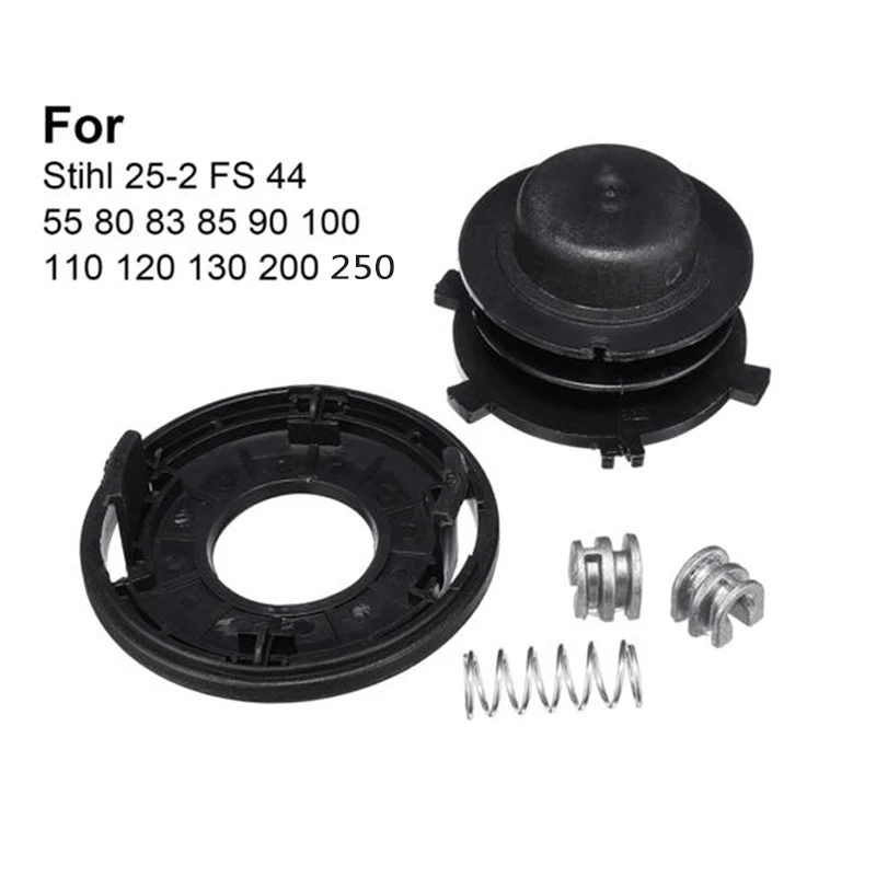 For Stihl 25-2 Black Cover Spring Eyelets FS80 FS83 FS85 Trimmer Head FS90 FS100 RX110 RX120 FS 44 55 56 70 RX130
For Stihl 25-2 Black Cover Spring Eyelets FS80 FS83 FS85 Trimmer Head FS90 FS100 RX110 RX120 FS 44 55 56 70 RX130