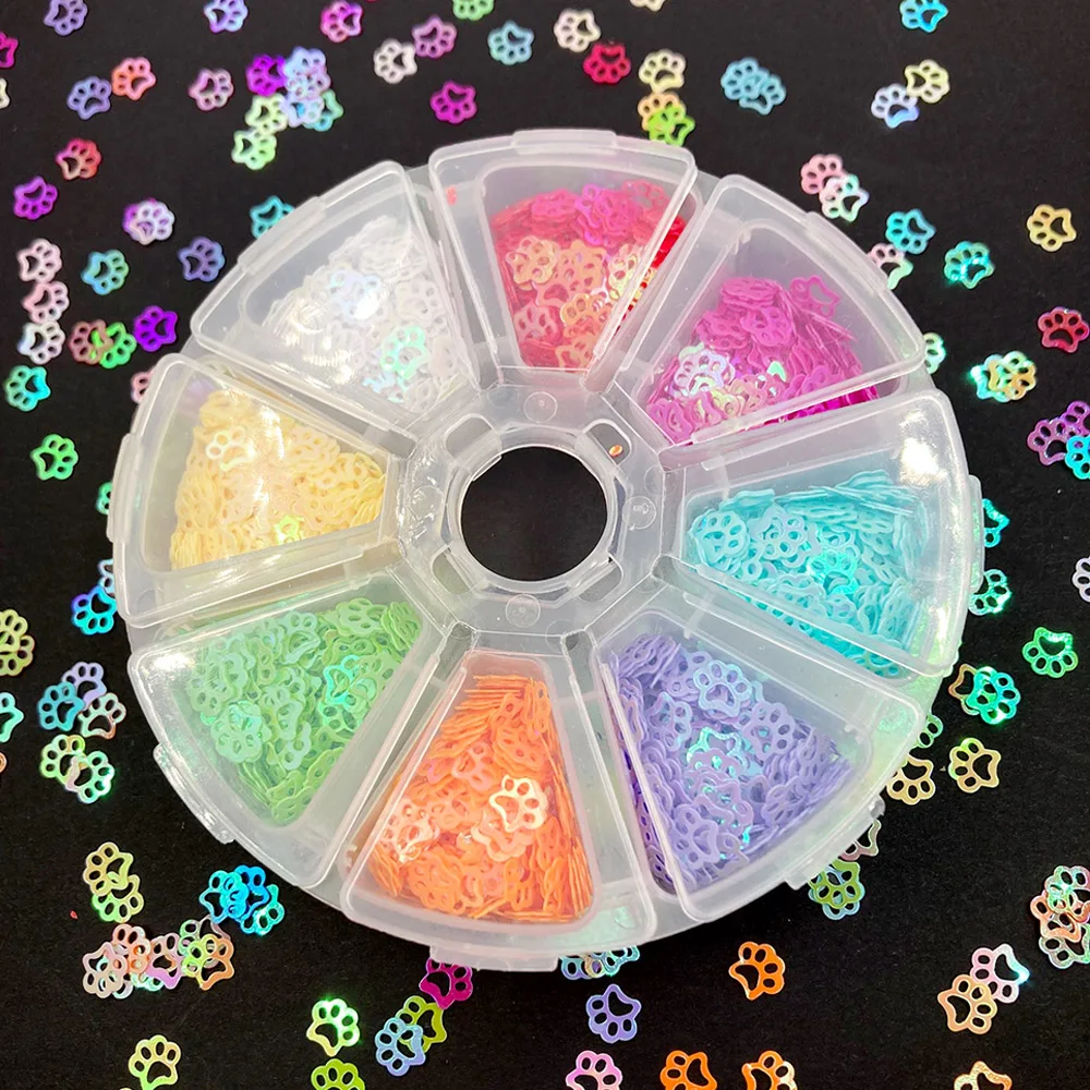 60g/Box Cat Paw Flower Rabbit Head Shape Loose Sequins for Crafts Paillettes Glitter Nail Art Decoration DIY Confetti Accessorie
60g/Box Cat Paw Flower Rabbit Head Shape Loose Sequins for Crafts Paillettes Glitter Nail Art Decoration DIY Confetti Accessorie