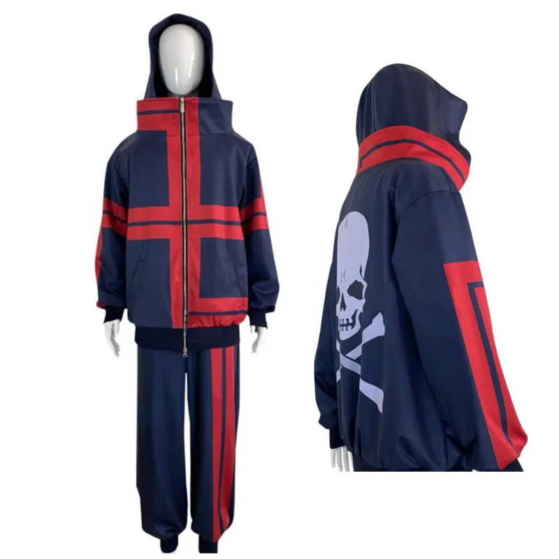 Мужская куртка с капюшоном Baji Keisuke, повседневная куртка, брюки и штаны 
Мужская куртка с капюшоном Baji Keisuke, повседневная куртка, брюки и штаны