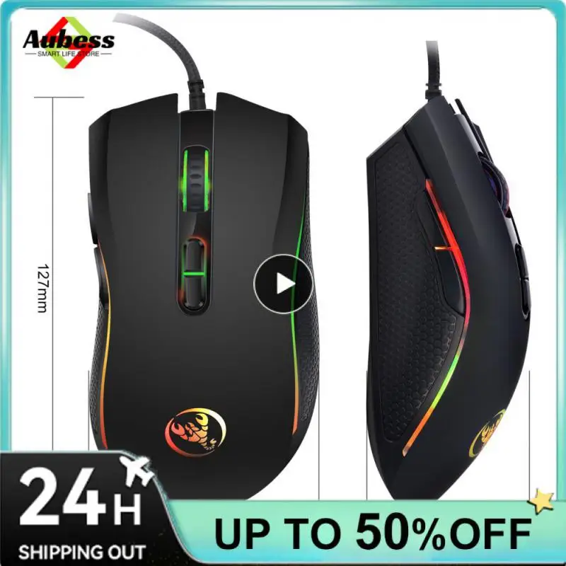 Competitive Game Desktop Mouse Adjustable Luminous Mouse Optical E-sports Usb Ergonomic Mouse Pc Accessories Office 3200dpi
Competitive Game Desktop Mouse Adjustable Luminous Mouse Optical E-sports Usb Ergonomic Mouse Pc Accessories Office 3200dpi