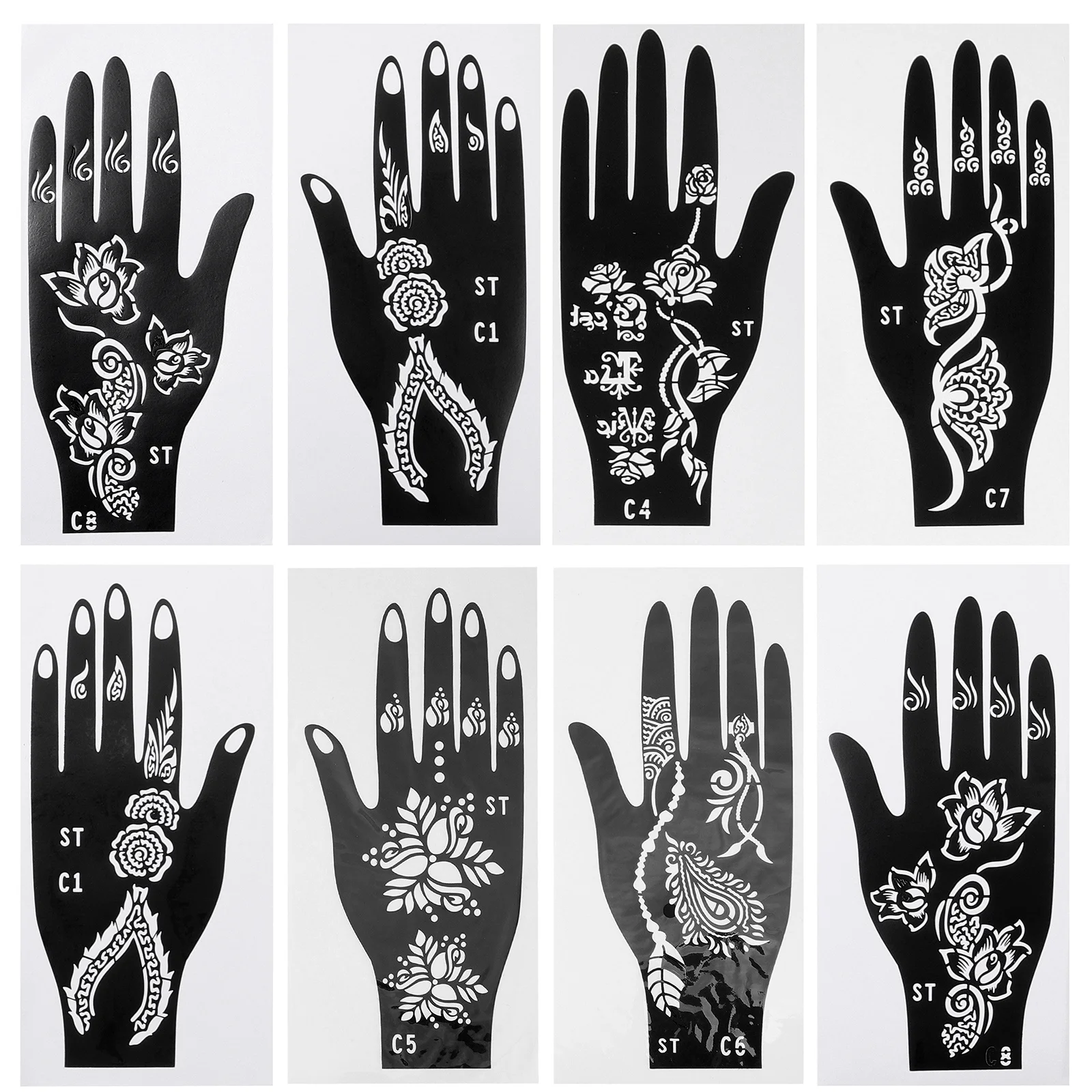 Stencilshand Henna Stencil Mehendi Sticker Template Kit Bodystickers Templatestemporary
Stencilshand Henna Stencil Mehendi Sticker Template Kit Bodystickers Templatestemporary