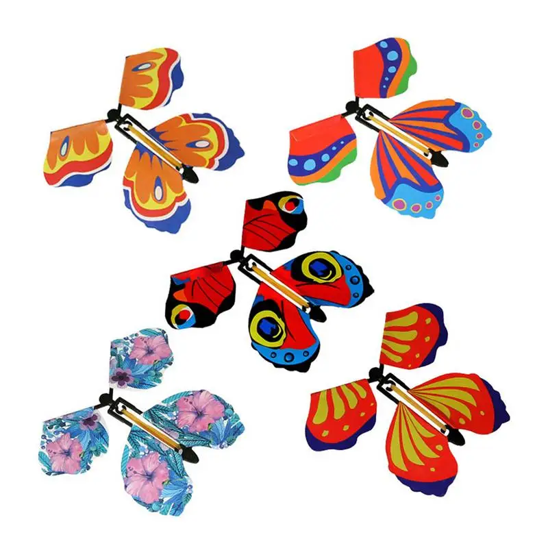 

15 PCS Flying Butterfly Magic Playing Toys For Children Birthday Gift New And Unique Children's Magic Random Colors