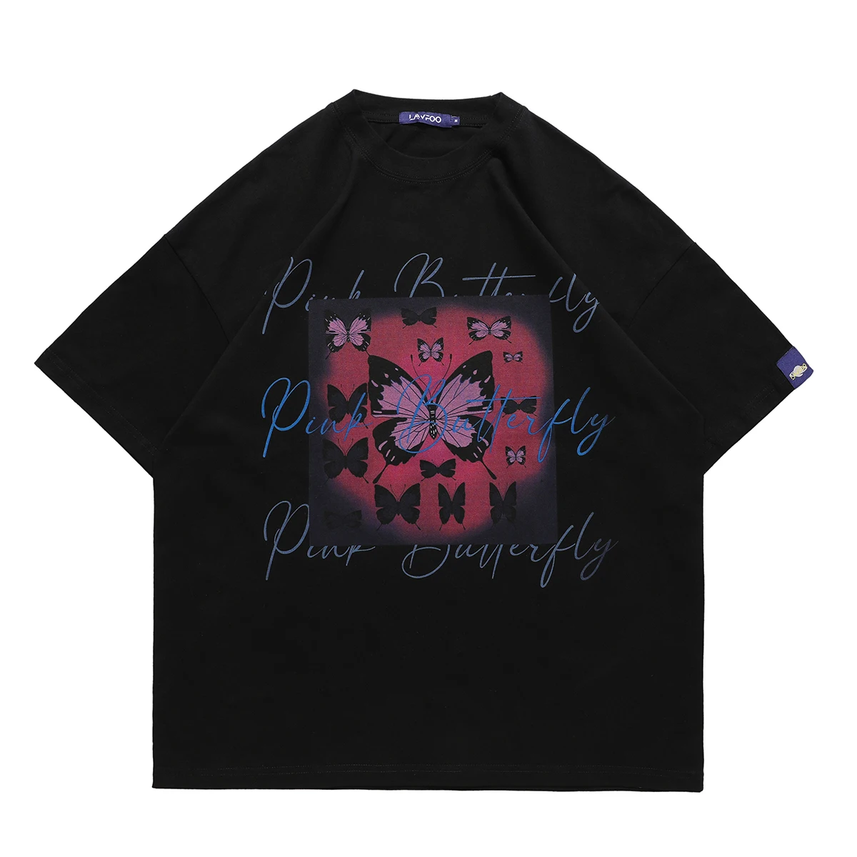Oversized T-shirt Men Streetwear Harajuku Hip Hop Graphic T shirts 100% Cotton Colorful Butterfly Print Tops Tee Summer Clothing
Oversized T-shirt Men Streetwear Harajuku Hip Hop Graphic T shirts 100% Cotton Colorful Butterfly Print Tops Tee Summer Clothing