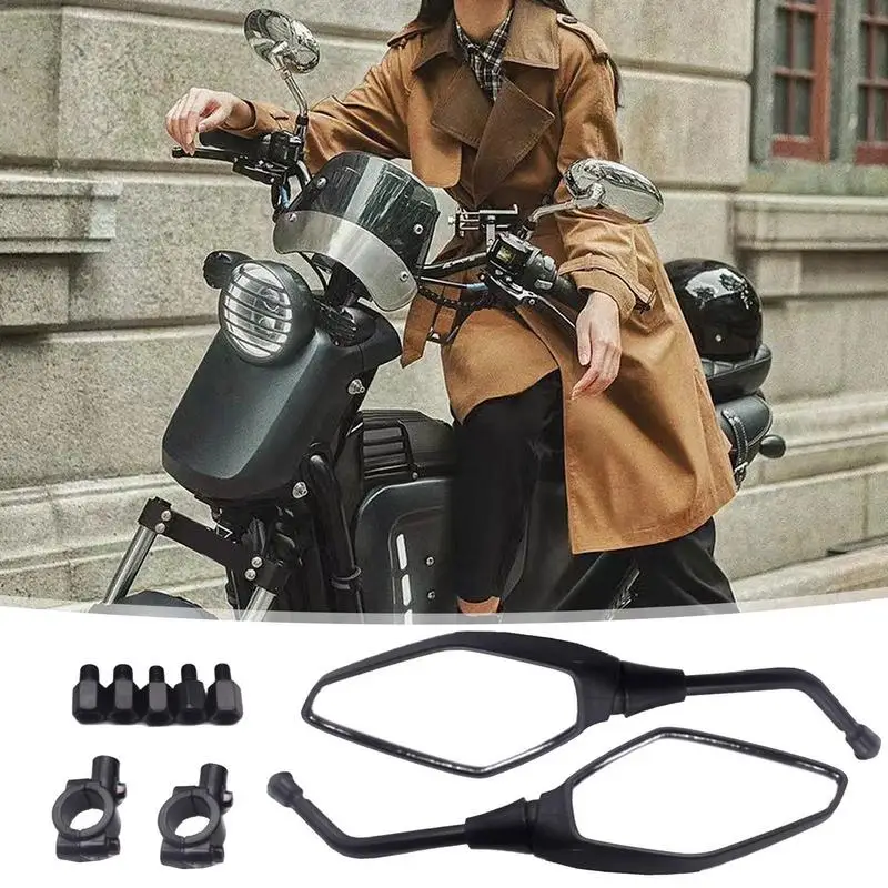 Motorcycle Rear View Mirror HD Glass Electromobile Back Side Convex Mirror 360 Degree Rotation Safety Mirrors For Bike Scooter
Motorcycle Rear View Mirror HD Glass Electromobile Back Side Convex Mirror 360 Degree Rotation Safety Mirrors For Bike Scooter