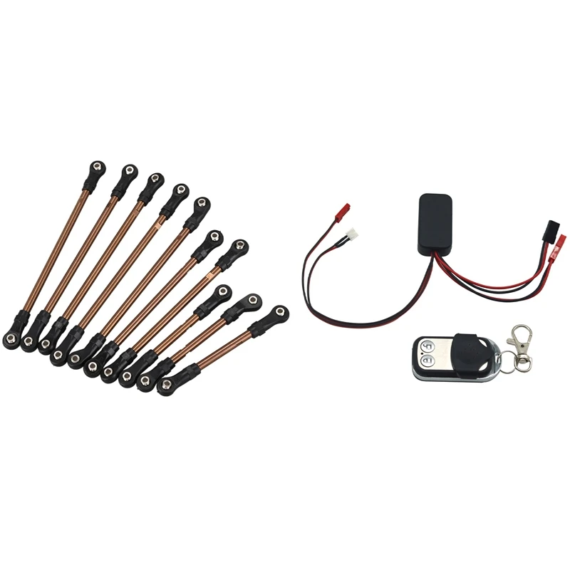 Crawler Winch Control Wireless Remote And Receiver With 10Pcs Link Rod End For 1/10 RC Crawler Wheelbase Traxxas TRX4
Crawler Winch Control Wireless Remote And Receiver With 10Pcs Link Rod End For 1/10 RC Crawler Wheelbase Traxxas TRX4