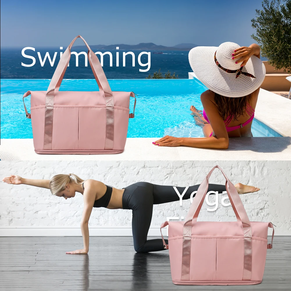 Women Dry Wet Separation Bags Waterproof Oxford Sports Backpack Multifunctional Wear-resistant with Zipper for Traveling Outside
Women Dry Wet Separation Bags Waterproof Oxford Sports Backpack Multifunctional Wear-resistant with Zipper for Traveling Outside