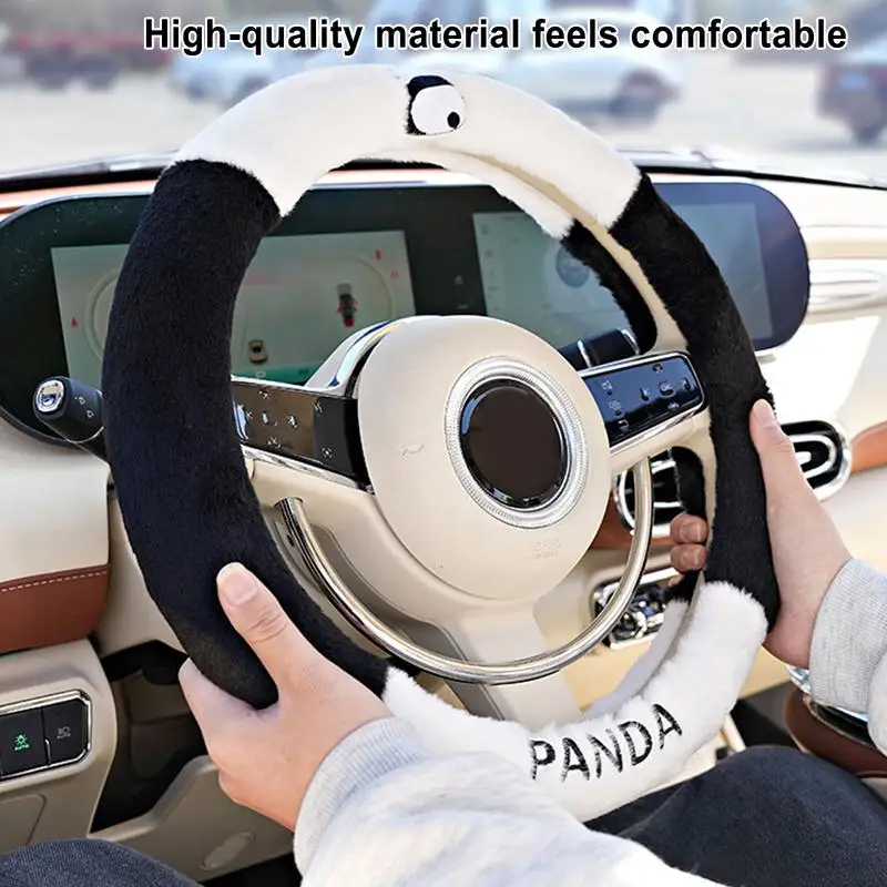 Sweat Absorbent Steering Cover NonSlip Wheel Protector Universal Car Steering Wheel Cover Cute Cartoon Panda Steering Wheel Case 
Sweat Absorbent Steering Cover NonSlip Wheel Protector Universal Car Steering Wheel Cover Cute Cartoon Panda Steering Wheel Case