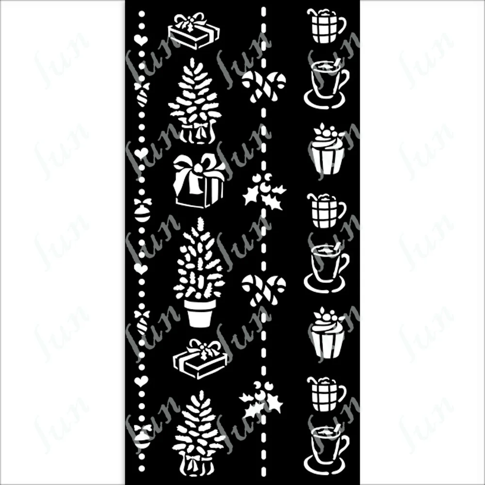 Layering Drawing Stencils for Scrapbooking Decoration Embossing Classic Christmas Border Gift and Cups Molds Paper Card Handmade
Layering Drawing Stencils for Scrapbooking Decoration Embossing Classic Christmas Border Gift and Cups Molds Paper Card Handmade