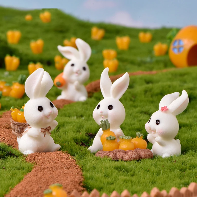 Rabbit Easter Figurine Micro Landscape Diy Home Decor Miniature Fairy Garden Ornament Decoration Accessories Modern Figure
Rabbit Easter Figurine Micro Landscape Diy Home Decor Miniature Fairy Garden Ornament Decoration Accessories Modern Figure