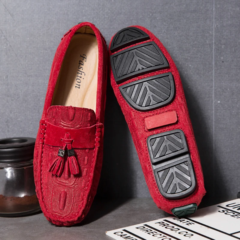 Breathable Mocassin Homme Men Driving Shoes Loafers Suede Leather Shoes Moccasin Male Casual Flats Loafer S10220-S10224 Dn
Breathable Mocassin Homme Men Driving Shoes Loafers Suede Leather Shoes Moccasin Male Casual Flats Loafer S10220-S10224 Dn