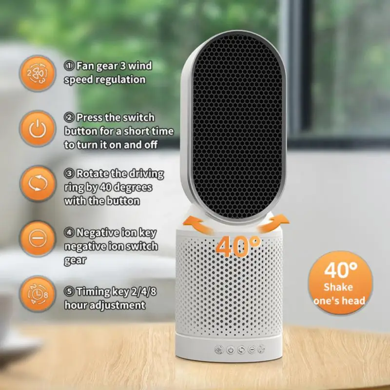 360 Degree Surround Filters Desktop Simple Air Purifiers Protable Home Appliances Air Freshener For Home Diffuser
360 Degree Surround Filters Desktop Simple Air Purifiers Protable Home Appliances Air Freshener For Home Diffuser