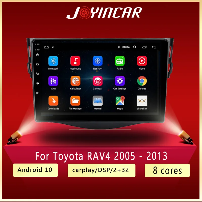 DSP Android 10 8 Core 4G Car DVD Player GPS Carplay WIFI Bluetooth carplay RDS DSP Radio For Toyota RAV4 RAV 4 2007-2012
DSP Android 10 8 Core 4G Car DVD Player GPS Carplay WIFI Bluetooth carplay RDS DSP Radio For Toyota RAV4 RAV 4 2007-2012