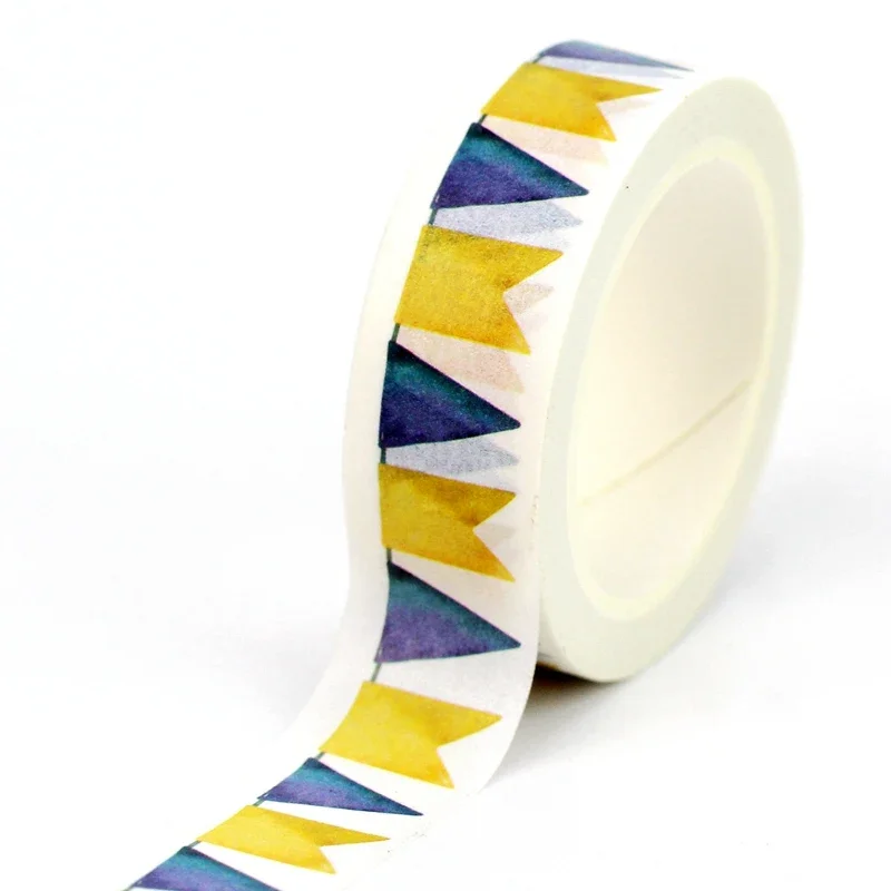 Желто-синяя декоративная лента для скрапбукинга GREATHOPE WASHI TAPE
Желто-синяя декоративная лента для скрапбукинга GREATHOPE WASHI TAPE