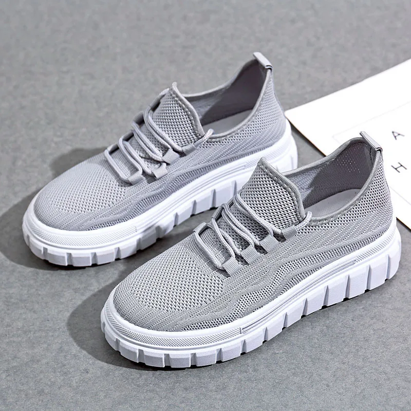 Women's Sneaker Vulcanized Shoes Breathable Mesh Running Shoes Soft Loafers Flats Fashion Trendy Tennis Shoes Female 2022
Women's Sneaker Vulcanized Shoes Breathable Mesh Running Shoes Soft Loafers Flats Fashion Trendy Tennis Shoes Female 2022