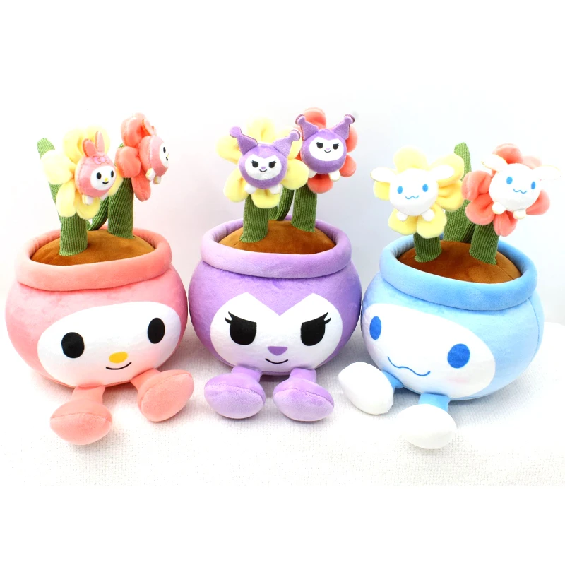 12ps Japanese Small Flower Potted Plush Toy Sanrio Kuromi My Melody Doll Anime Action Figures Toy For Children Holiday Gift
12ps Japanese Small Flower Potted Plush Toy Sanrio Kuromi My Melody Doll Anime Action Figures Toy For Children Holiday Gift