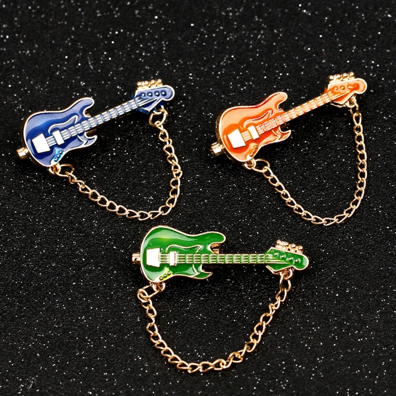 Cute Enamel Guitar Chain Brooch Men Women Creative Musician Metal Pins Party Jewelry 2022 New Fashion
Cute Enamel Guitar Chain Brooch Men Women Creative Musician Metal Pins Party Jewelry 2022 New Fashion
