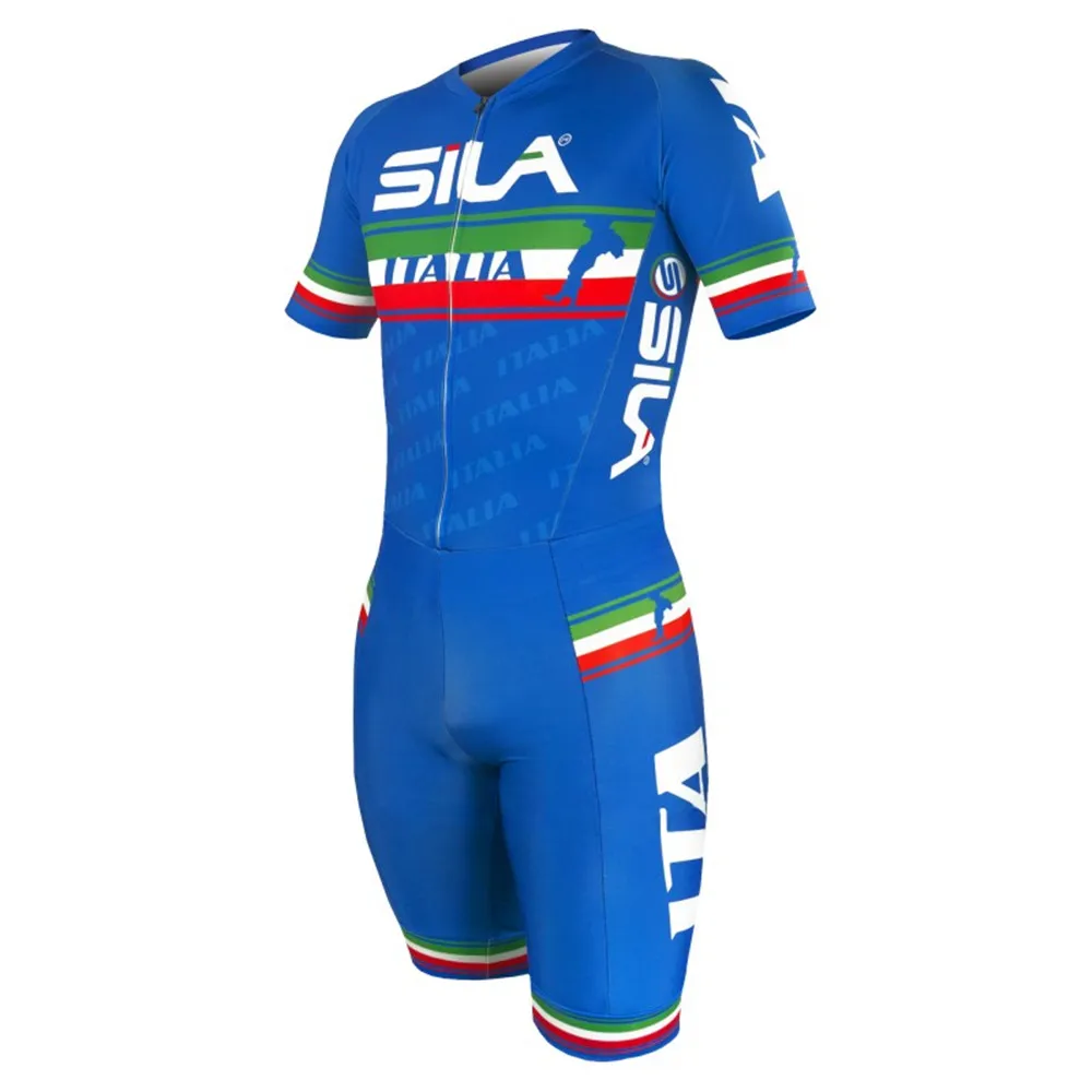 

Sila Children's Short Sleeve Bodysuit Team kids Practice Skating Clothes Inline Pulley Speed Suit Ciclismo Bike Cycling Jumpsuit